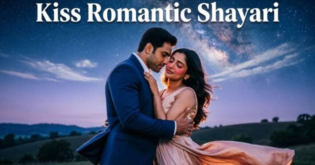 85+ New Romantic Kiss Shayari | रोमांटिक किस शायरी हिन्दी मे