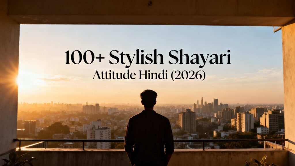 100+ Stylish Shayari Attitude Hindi (2026)