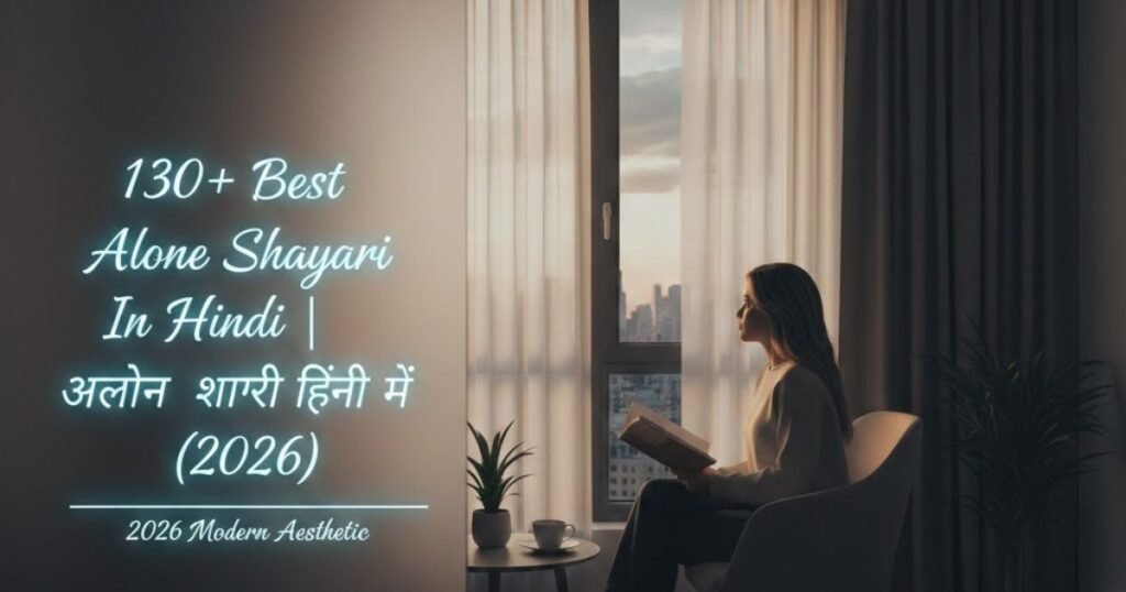130+ Best Alone Shayari In Hindi | अलोन शायरी हिन्दी में (2026)