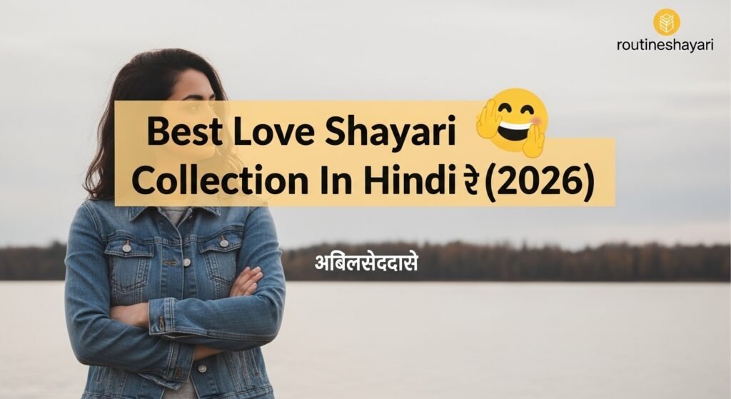 Best Love Shayari Collection In Hindi लव शायरी (2026)