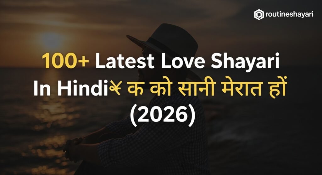 100+ Latest Love Shayari In Hindi बेहतरीन लव शायरी हिंदी में (2026)