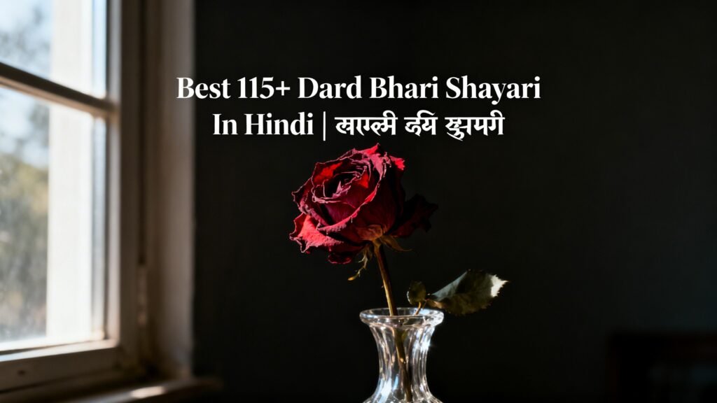 Best 115+ Dard Bhari Shayari In Hindi | दर्द भरी शायरी