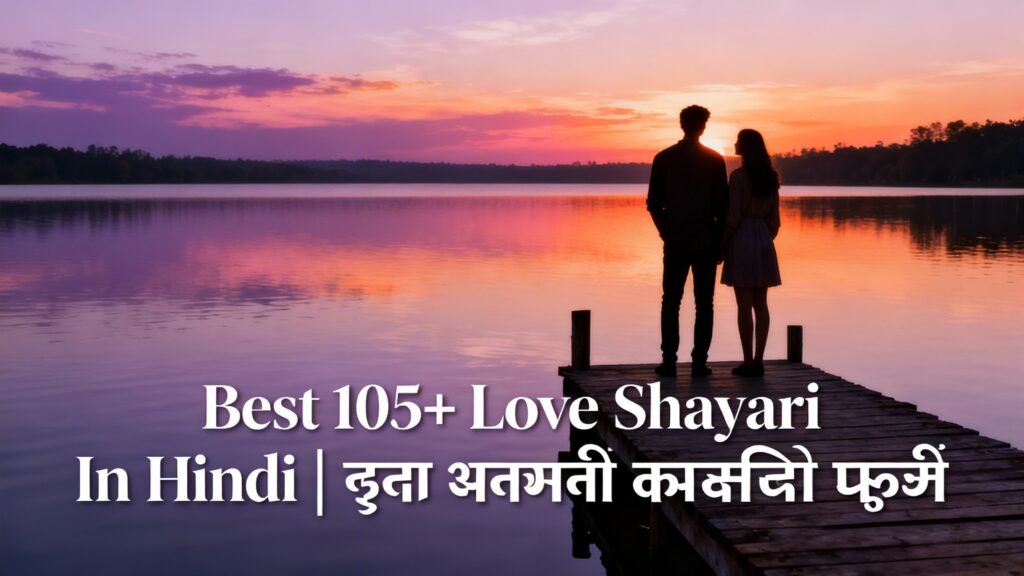 Best 105+ Love Shayari In Hindi | लव शायरी हिंदी में