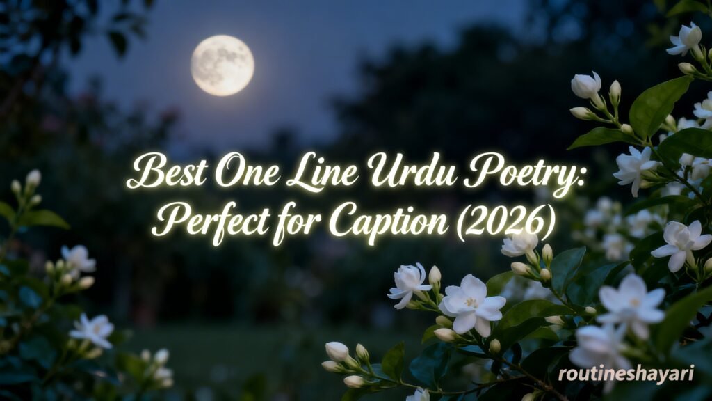 Best One Line Urdu Poetry: Perfect for Caption (2026)