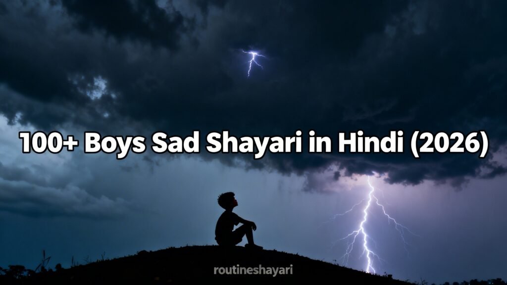 100+ Boys Sad Shayari in Hindi (2026)
