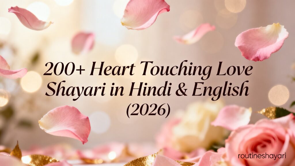 200+ Heart Touching Love Shayari in Hindi & English (2026)