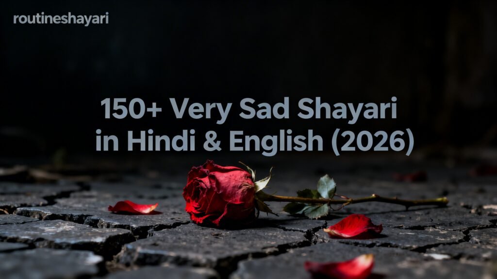  150+ Very Sad Shayari in Hindi & English (2026)
