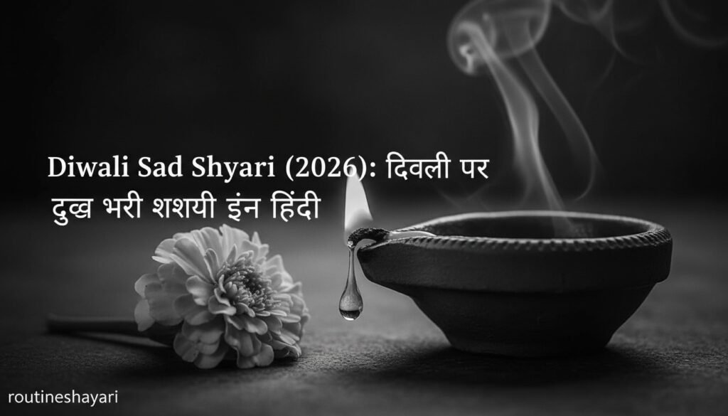 Diwali Sad Shayari (2026): दिवाली पर दुख भरी शायरी इन हिंदी