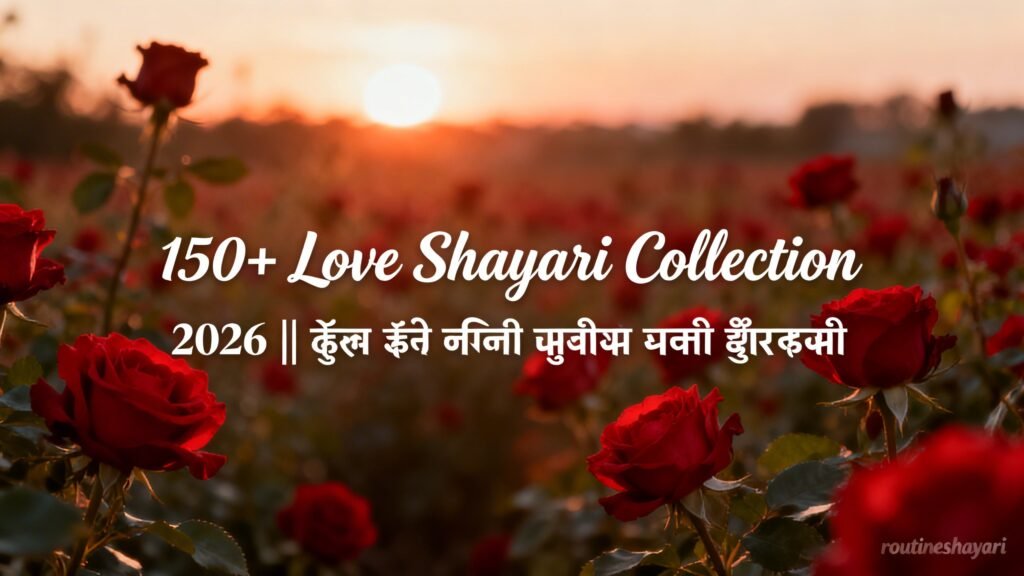 150+ Love Shayari Collection 2026 || दिल से निकली प्यार भरी शायरी