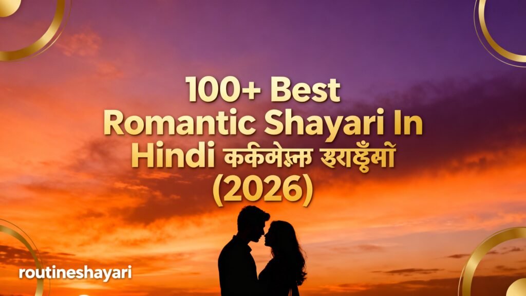 100+ Best Romantic Shayari In Hindi रोमांटिक शायरी (2026)