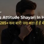 Boys Attitude Shayari In Hindi | लड़कों के लिए एटीट्यूड शायरी
