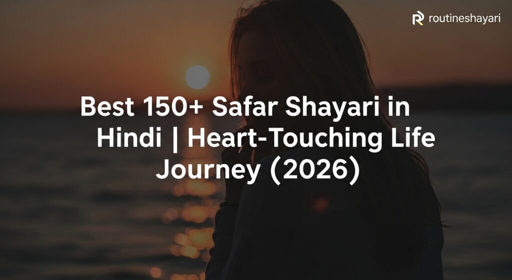Best 150+ Safar Shayari in Hindi Life Journey (2026)