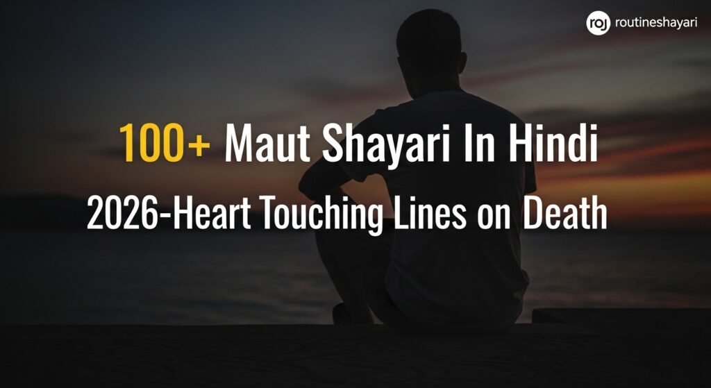 100+ Maut Shayari in Hindi 2026-Heart Touching Lines on Death