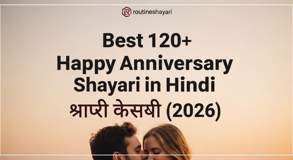 120+ Happy Anniversary Shayari in Hindi सालगिरह की शायरी (2026)