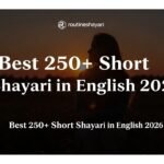 Best 250+ Short Love Shayari in English 2026