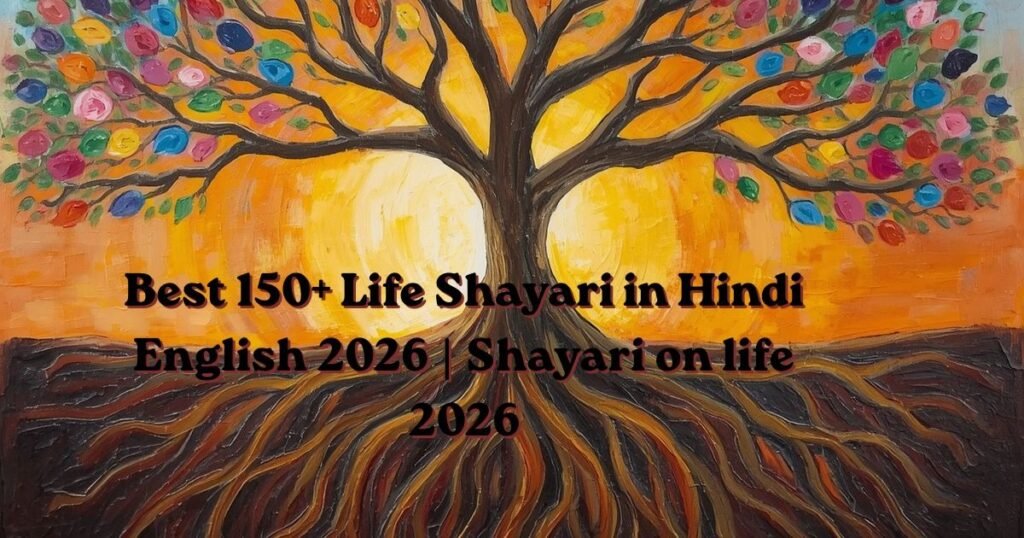 Best 150+ Life Shayari in Hindi English 2026 | Shayari on life 2026