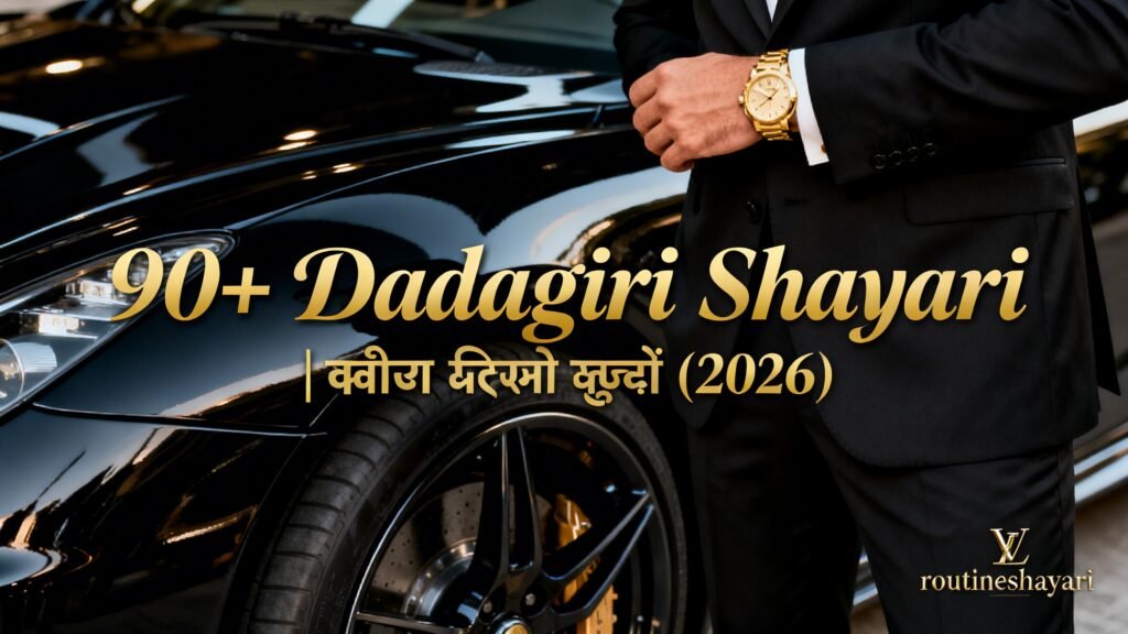 90+ Dadagiri Shayari | दादागिरी शायरी हिंदी में (2026)