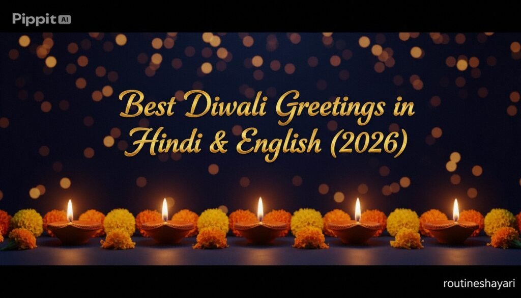Best Diwali Greetings in Hindi & English (2026)