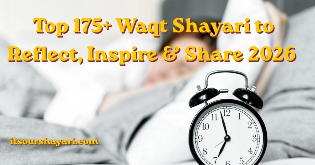 Top 175+ Waqt Shayari to Reflect, Inspire & Share 2026 