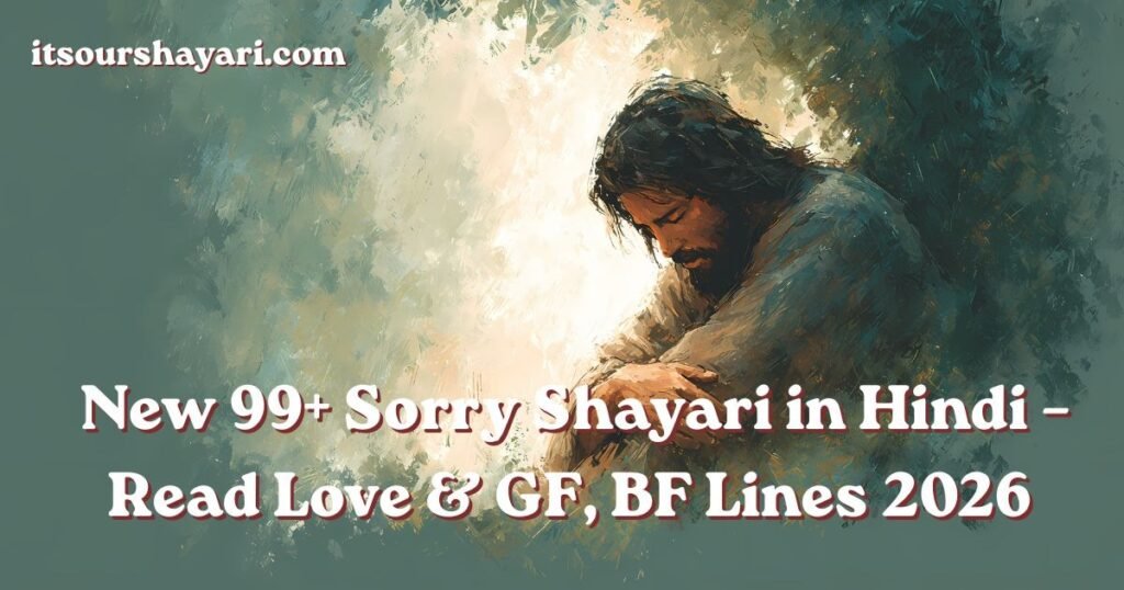 New 99+ Sorry Shayari in Hindi – Read Love & GF, BF Lines 2026 